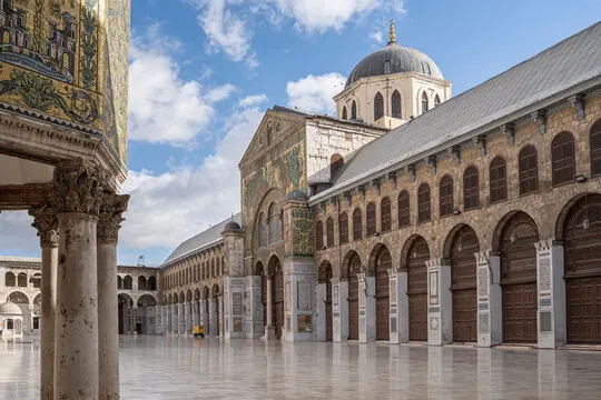 The Umayyad Mosque in Damascus